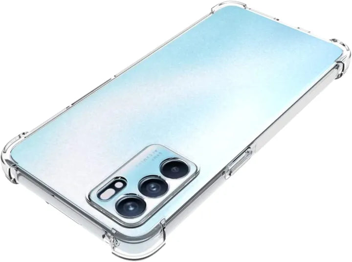 Oppo Reno 6 4G Transparent Back Cover With Camera Protection