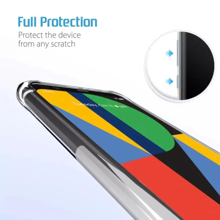 Google Pixel 4XL Soft Tpu Cover ShockProof Transparent Bumper Crystal Clear Ultra-Thin Case