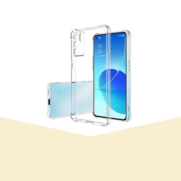 Oppo Reno 6 4G Transparent Back Cover With Camera Protection